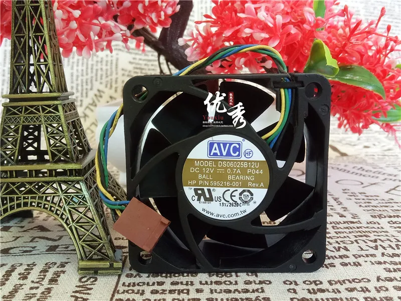 

Free Shipping Wholesale AVC DS06025B12U P011 60mm 6cm DC 12V 0.70A Pwm server inverter cooling fan