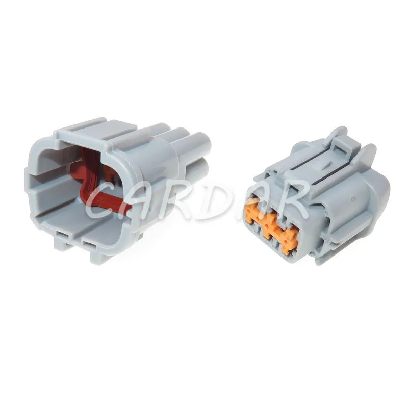 1 Set 6 Pin 6185-1175 PB291-06127 PB291-06127 Auto Electrical Headlight Socket AC Assembly Light Lamp Connector For Nissan Teana