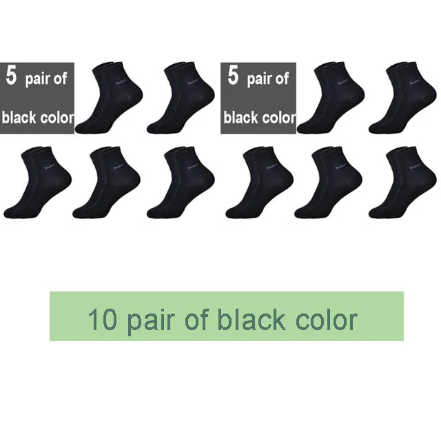 10 Paren/partij Mannen Bamboe Sokken Merk Comfortabel Ademend Casual Business Heren Crew Sokken Hoge Kwaliteitsgarantie Sox Mannelijke Gift