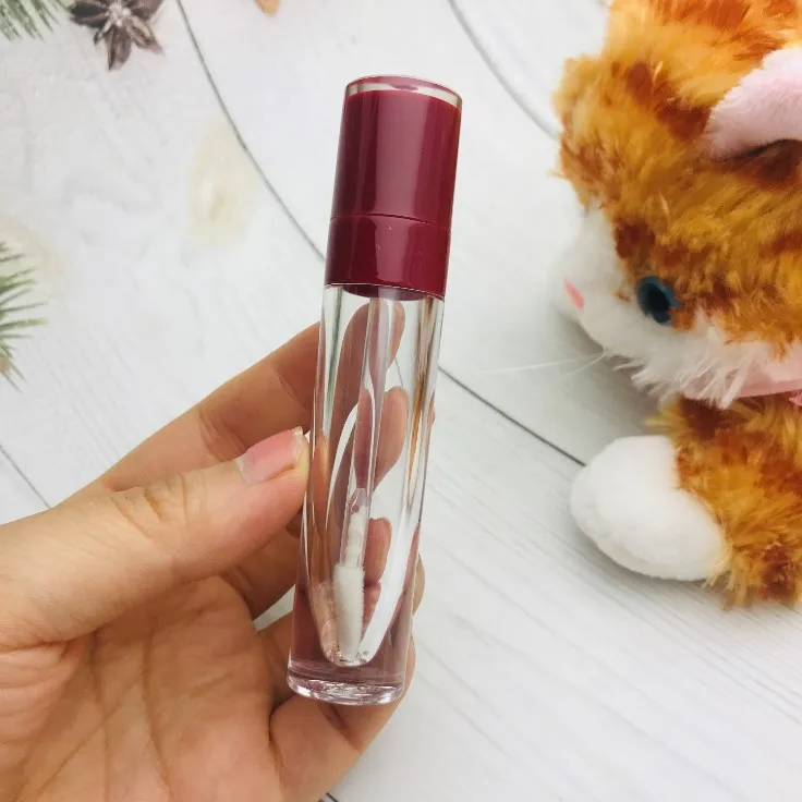 Großhandel 5ml Leere Lipgloss-Tuben mit Baby-Pink-Kappe AS Lipglaze-Behälter Verpackungsflasche Lippenstift Make-up – Detail 36