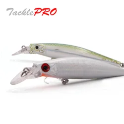 TacklePRO M20 1Pcs Black Minnow Artificial Floating Fishing Lure 100mm 15.6g Fish Lures Hard Bait Pesca Fishing Tackle 6 Colors