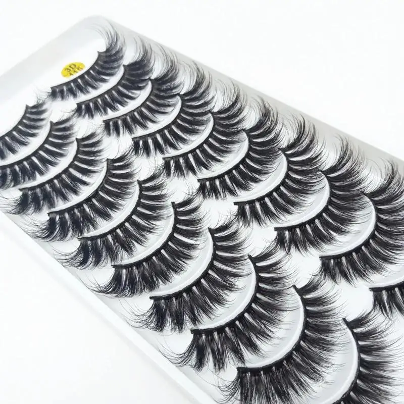 NEW 5/10 Pairs Natural False Eyelashes Fake Lashes Long Makeup 3d Mink Lashes Extension Eyelash Mink Eyelashes for Beauty Hot