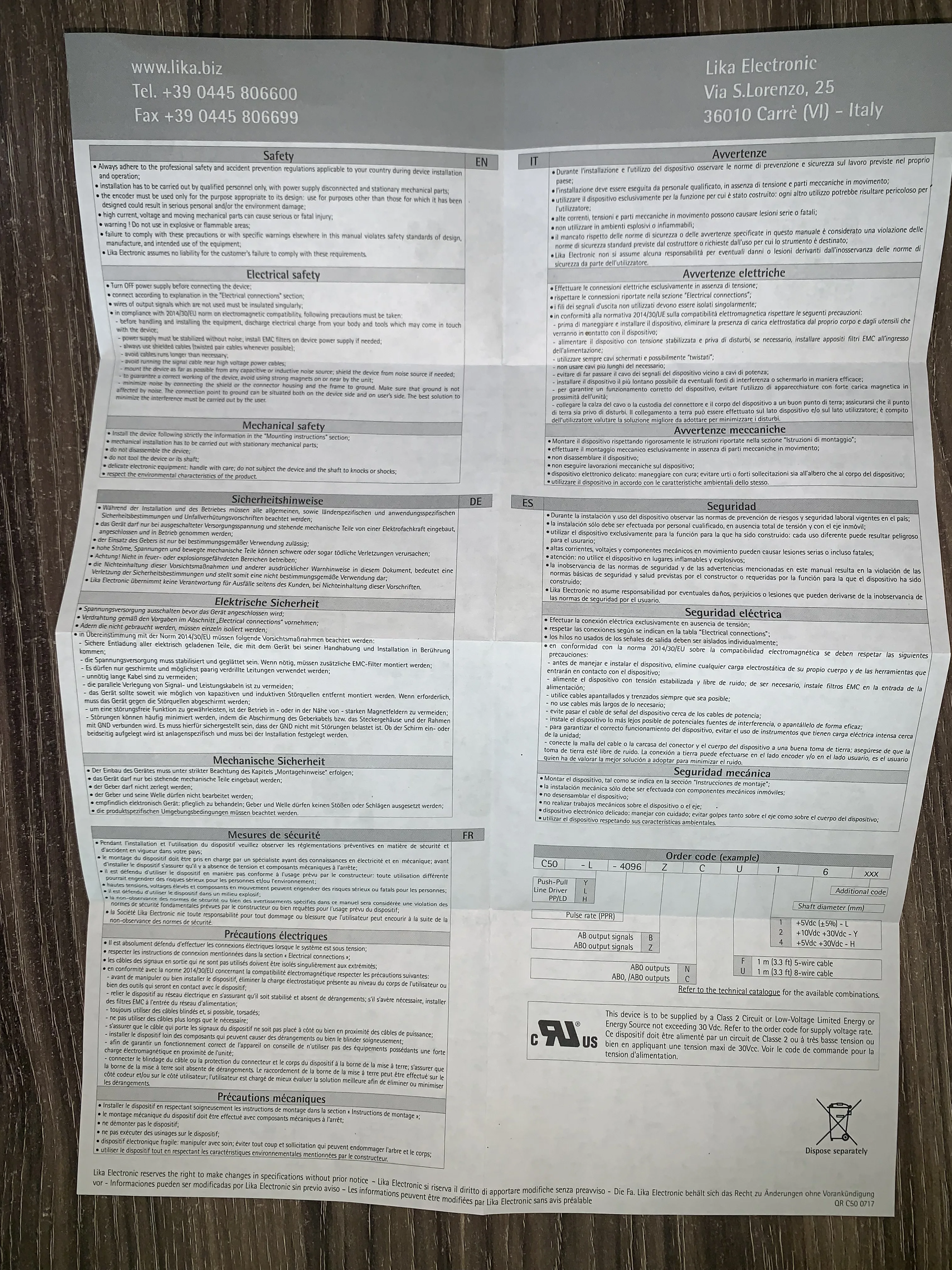 التشفير الدوار C50-H-1024ZCU410KL2 إذا كنت بحاجة إلى رقم الجزء الآخر 48 48L1 48P 48/BS01 48L1/S685 410 410/S689 410/S689A 410L2 410 #5