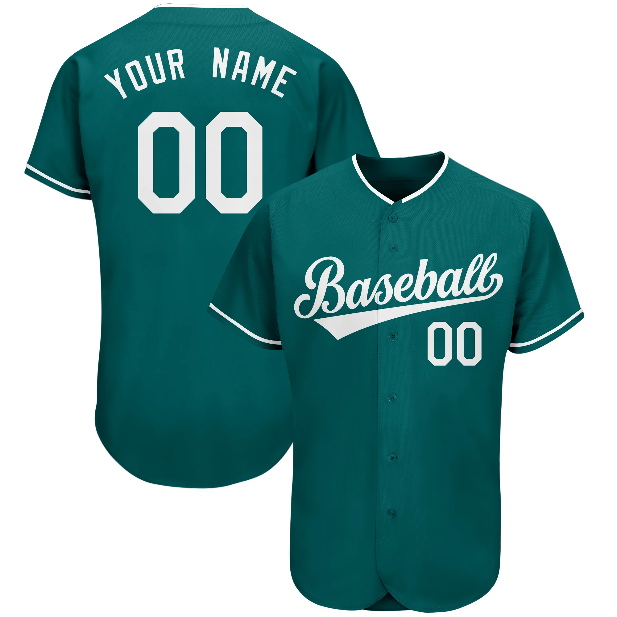 Custom Baseball Jersey for Men/Women/Youth Full Sublimated Team Name，Number，V-Neck Sport Shirts for Playing Party/Game Big size