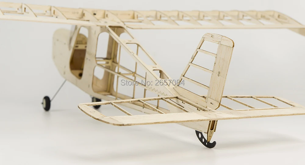 Balsawood RC Flugzeuge Modell Laser Cut Training Trainer T09 Aeromax 750mm Spannweite Balsa Baukasten Holzig keit Modell Holz Flugzeug – Detail 18