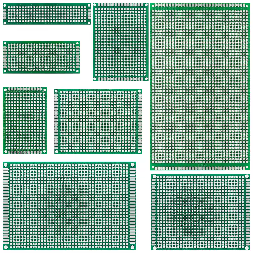 7x9 6x8 5x7 4x6 3x7 2x8cm prototipo de doble cara Diy placa PCB de circuito impreso Universal Protoboard 4*6 6*8 5*7 3*7
