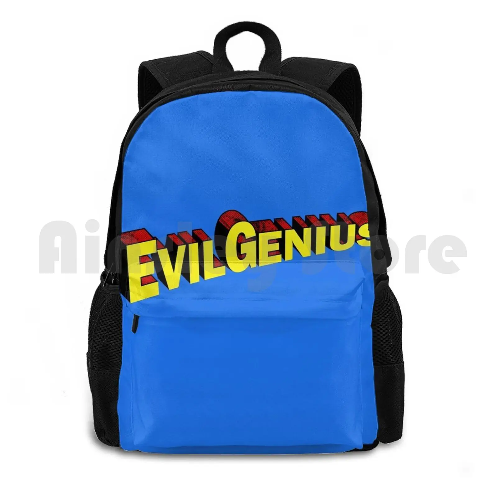 Evil Genius Outdoor Hiking Backpack Riding Climbing Sports Bag Hero Superhero Genius Villain