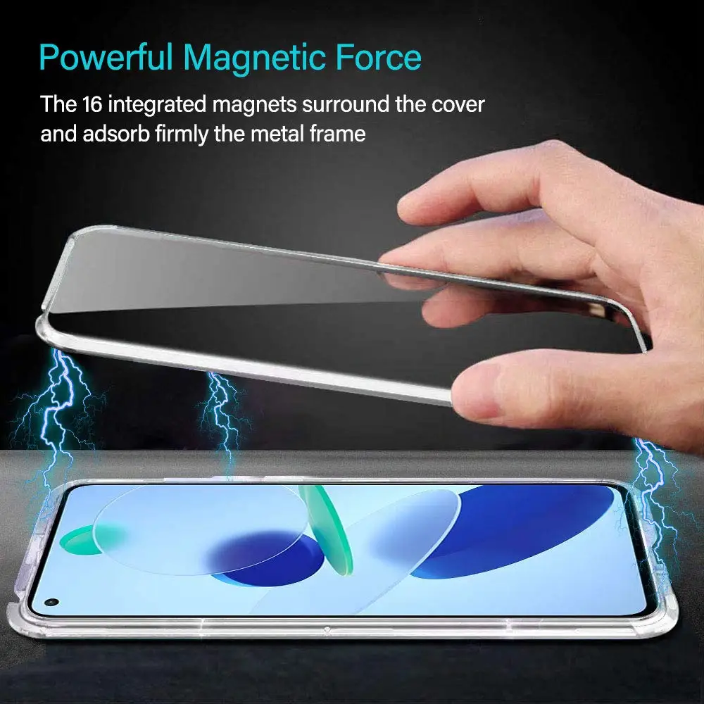 Magnetic Alumium Alloy Metal Case for Xiaomi Mi 11 11i 11Pro 11Ultra Cover Double Sided Tempered Glass Coque Mi 11  Lite