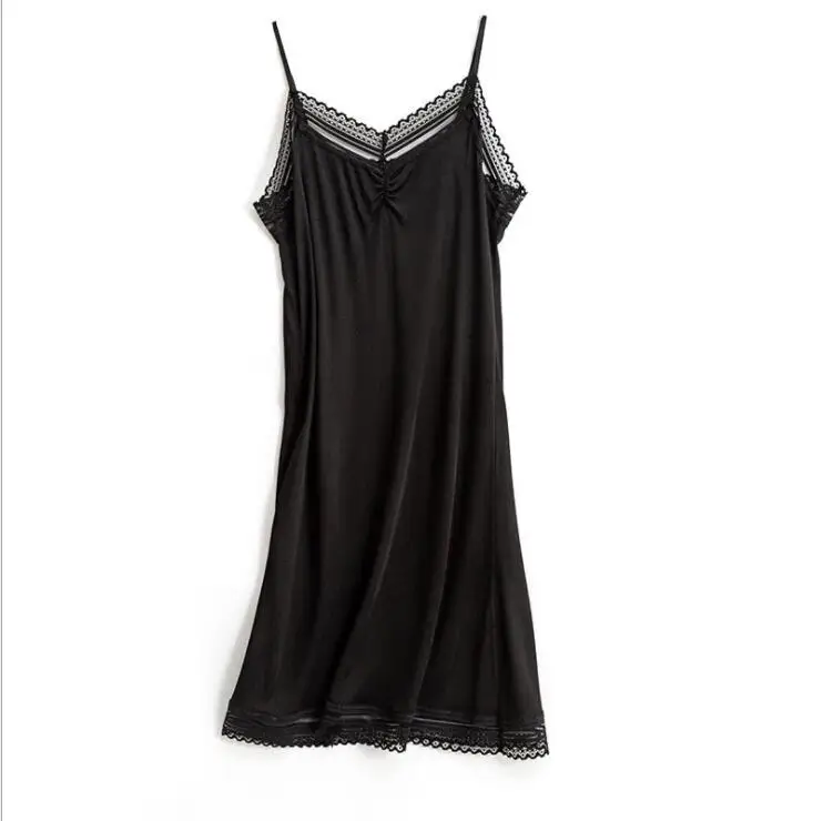 Sommer Hohe Qualität 100% Natur Mulberry Silk Nachthemden Frauen Sexy Schlaf Nachthemd Dessous Damen Nachthemd Bodenbildung Rutscht