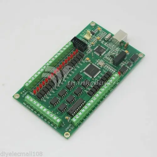 4 Axis CNC USB Card Mach3 Mach 200KHz Breakout Board Interface Support Win 7