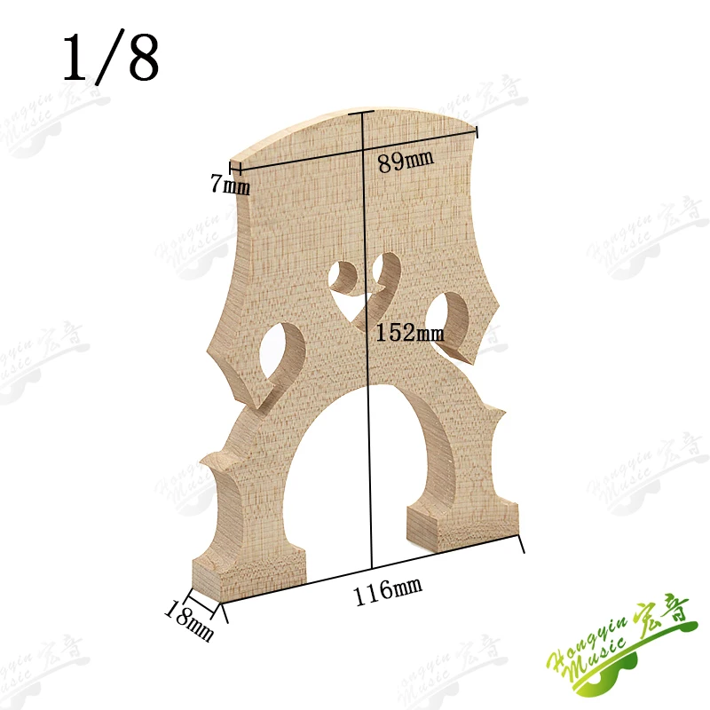 European cello double bass piano code bridge horse bridge 4/4 3/4 1/2 1/4 production materials accessories