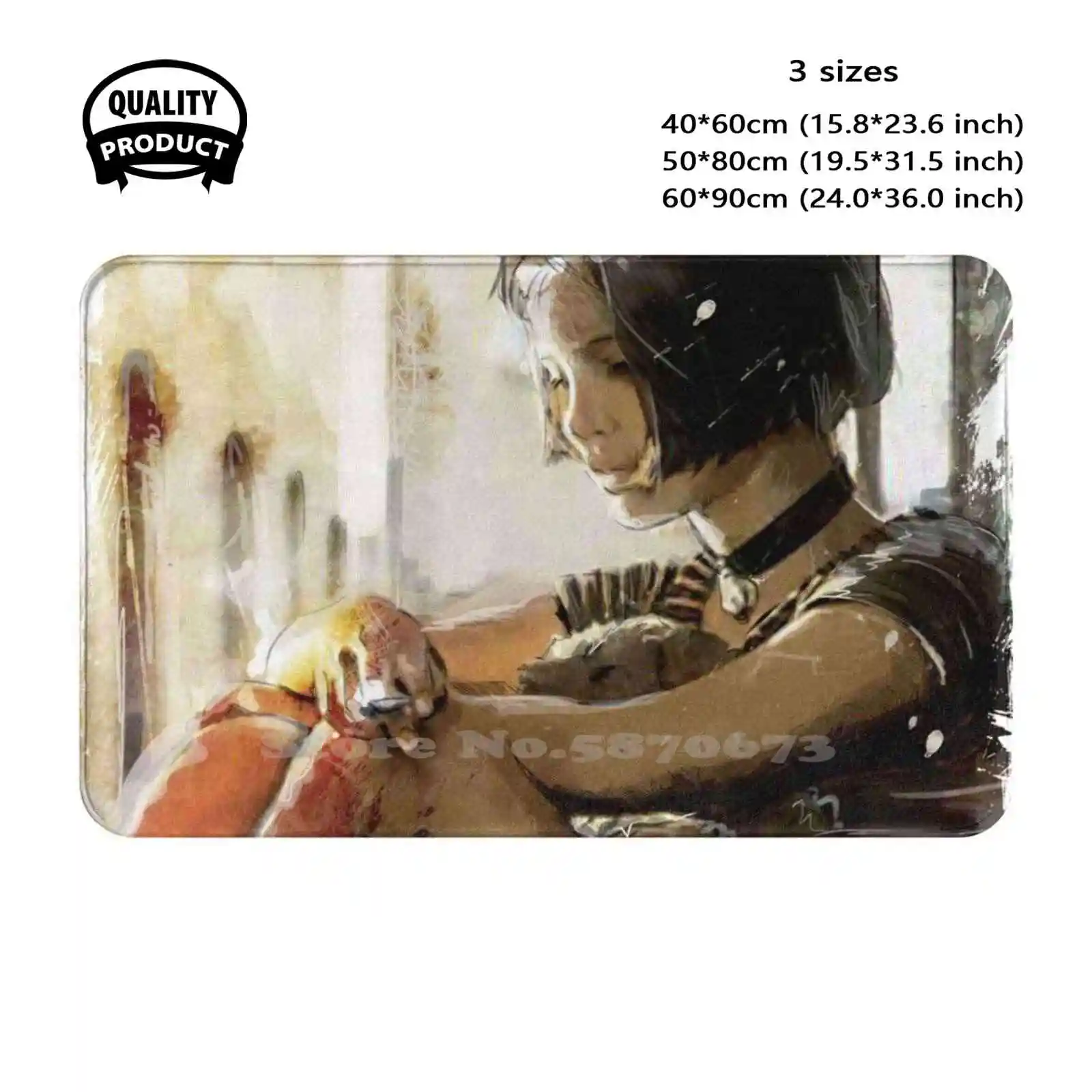 Mathilda Soft Cushion Home Carpet Door Mat Car Rug Girls Natalieportman Celebrities Child Mathilda Window France Movies Leon