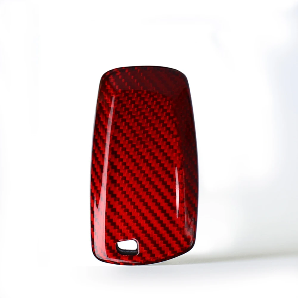 Black/Red Carbon Fiber Auto Remote Key Shell Fob Case Cover Cap For BMW 1 2 3 4 5 6 7 Series X1 X3 X4 X5 M5 M6 3GT 5GT 2012-Up