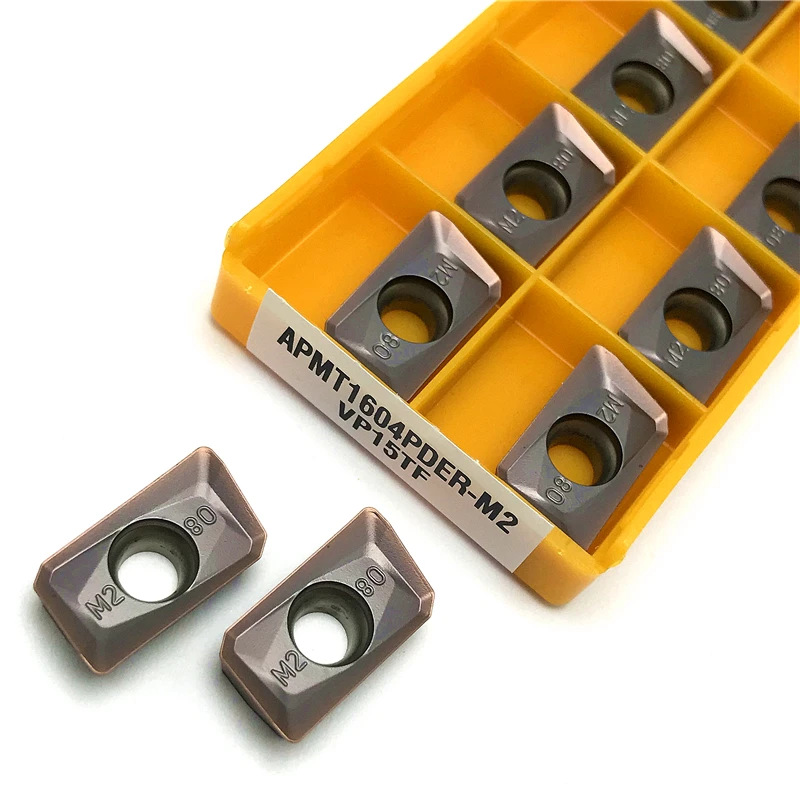 Carbide Inserts Turning Tool, CNC Metal Lathe Tool para BAP400R Milling Tool Holder, APMT1604 M2 APMT1604 H2