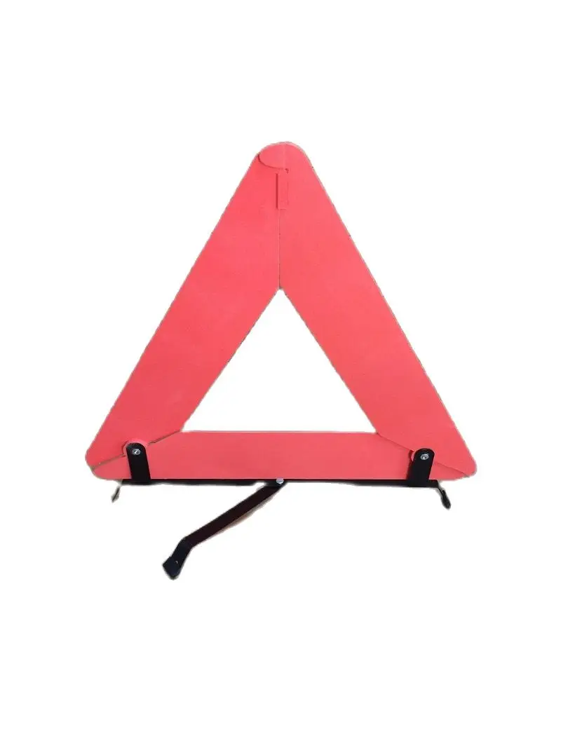 Foldable Car Reflective Triangle Warning Sign Road Traffic Tool For Vehicle Fault Parking