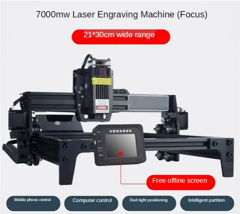 Small Portable Automatic Computer Cutting Plotter Laser Metal Marking Machine Cutting Machine