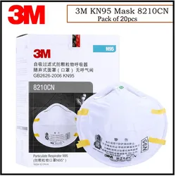 3M 8210CN KN95 Safety Protective Mask 20PCS/Box Dust Masks Anti-particles Anti-pm2.5  Masks Working respirator Mask  X0101010