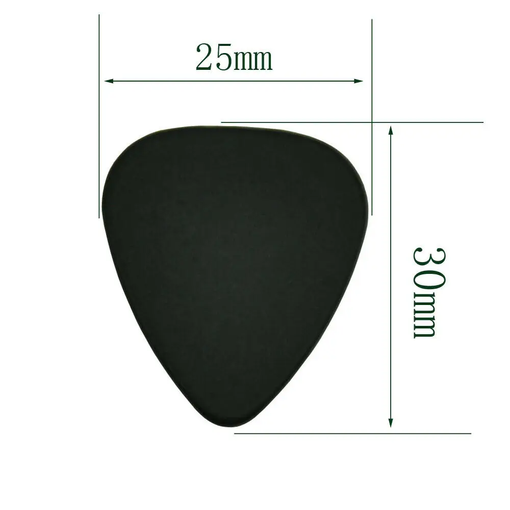 Púas de guitarra Delrin 100, mediano, 0,60mm, 0,71mm, 351, plectros, color negro, piezas