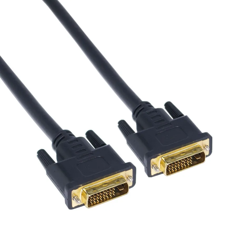 Kabel DVI DVI-D do DVI 24 + 1 z męskiego na męskie/żeński Dual Link DVI-D kabel do monitora dla PC HDTV Porjector 0.5M