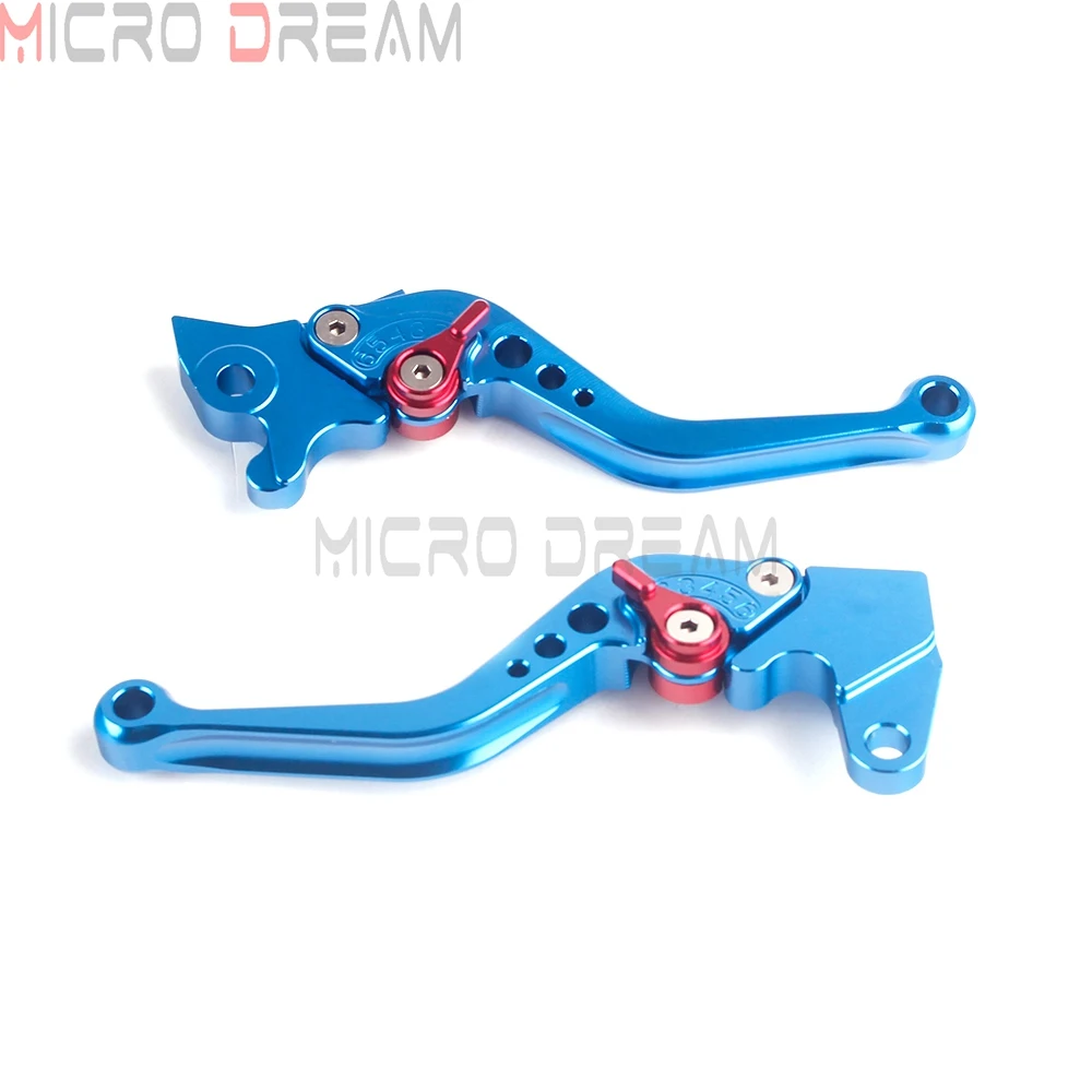 Blue Motorcycle CNC Brake Levers For Yamaha Scooter JOG 100 Adjustable Front Brake Clutch Lever Left/Right Hand Control Lever