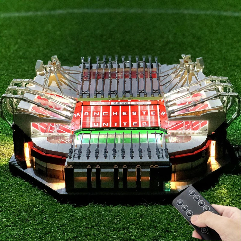 LED Light Set For 10272 Old Trafford Manchester Stadium Remote Control Building Blocks (NOT Include The Model Bricks)