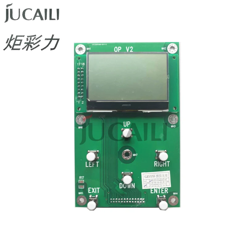 

Jucaili printer 6 buttons key board with screen for epson dx5/dx7/xp600/5113 printhead for Senyang single head board kit