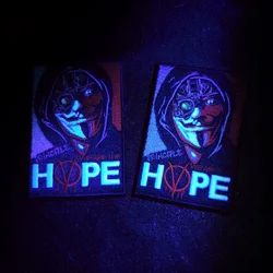 Parche bordado luminoso V táctico – para mochilas