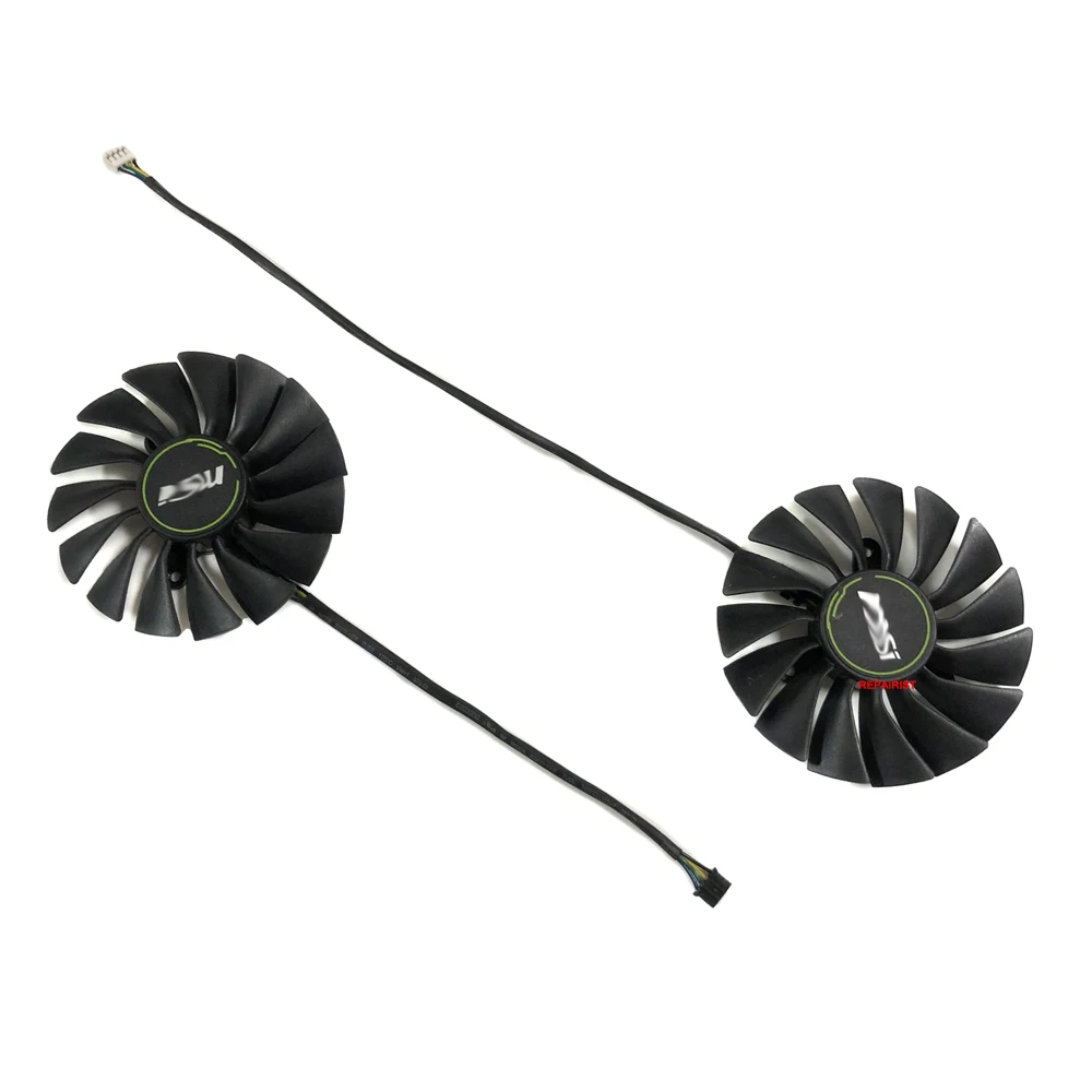 

2pcs/Set,Graphics Card Fan,GPU Cooler,90MM(85MM) PLA09215B12H,For MSI RTX2080 RTX 2080S 2080 Super VENTUS