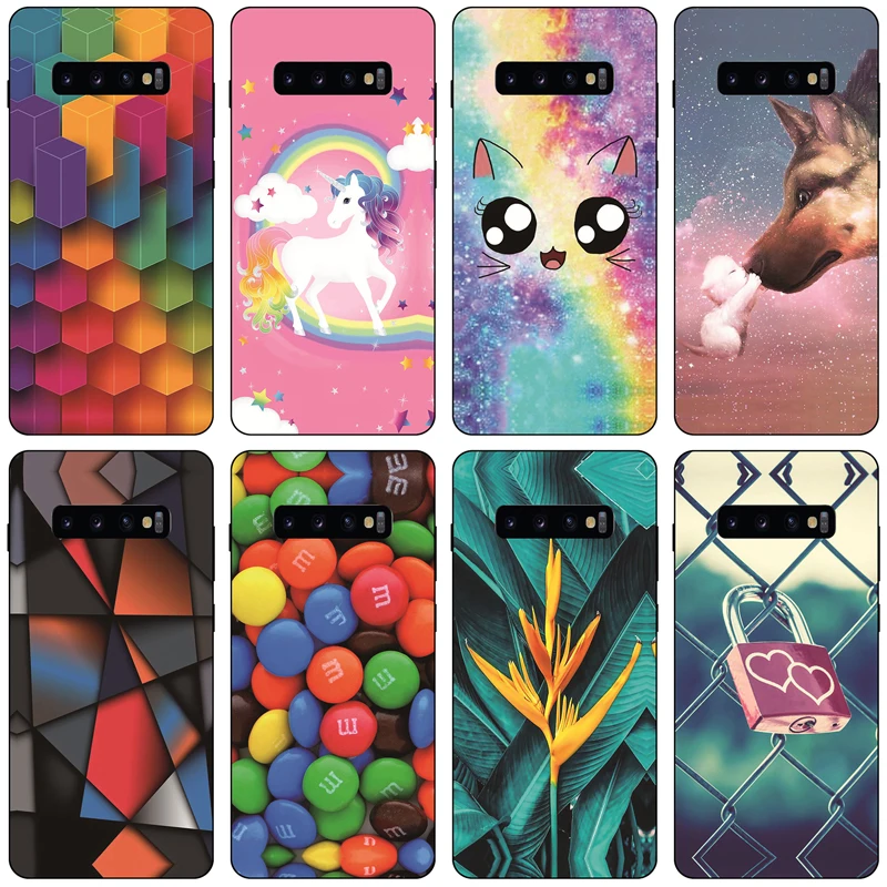 For Samsung Galaxy S10 Case S10Plus Case Silicone TPU Cover Phone S10 E Case On For Samsung S10 Plus G975F S 10 SM-G973F Case