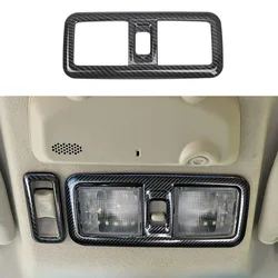 Carbon Fiber Color Auto roof Before reading lamp Cover Fit For 2007-2020 Mitsubishi Pajero V93/V97 Interior Auto Parts