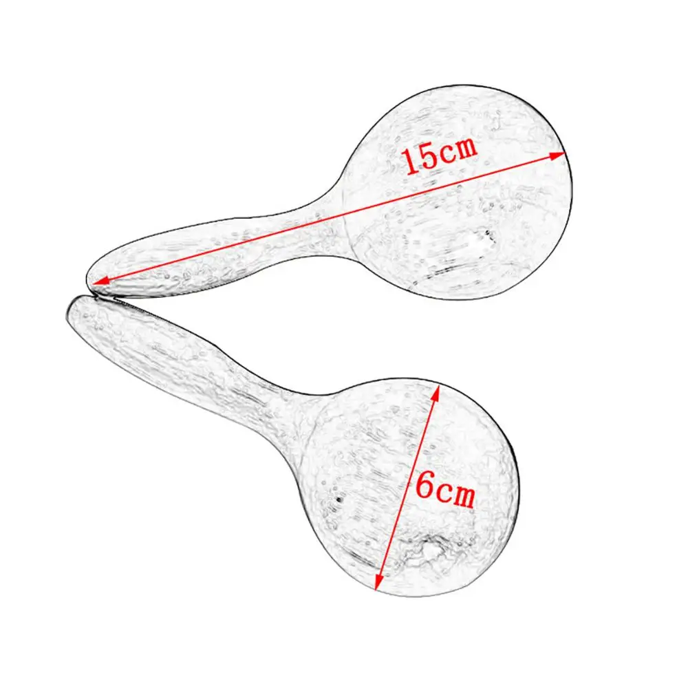 마라카 나무 뮤지컬 타악기 장난감 어린이용, 1 개, 교육 완구, 크리스마스 선물