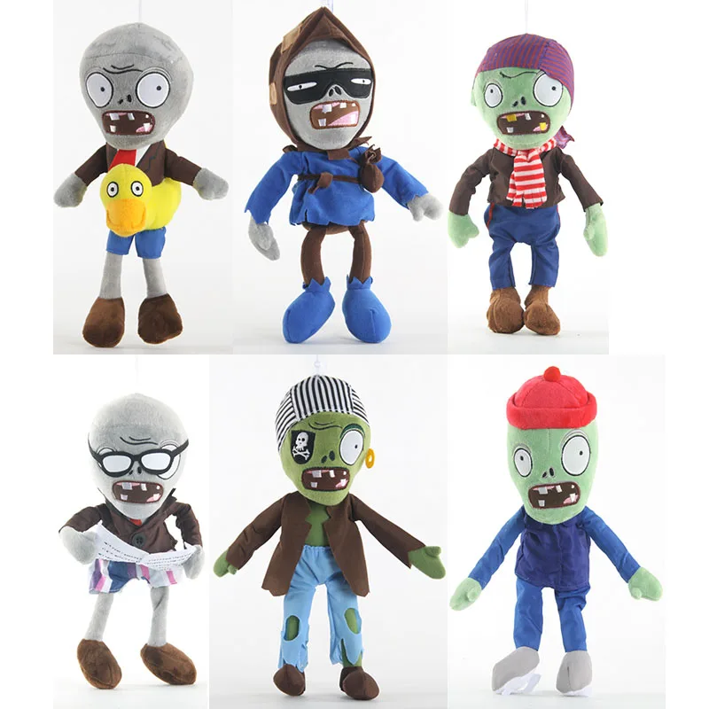 41 estilos 30cm plantas vs Zombies Cosplay juguetes de peluche sombreros PVZ pato pirata Zombie juguetes de peluche muñeca juego figura juguete para niños regalo