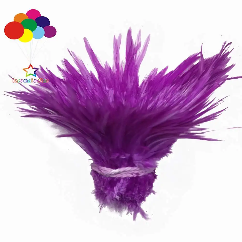 Whole 900PCS fade Rooster Feathers dyeing 5-6\