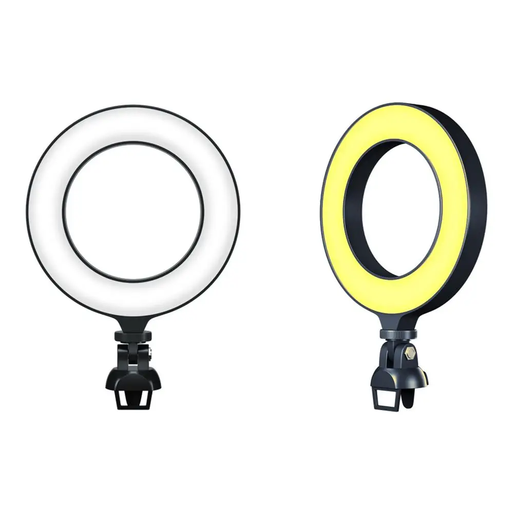 Selfie Ring Light Clip With Clip Mount Desk Makeup For IPad Laptop PC Webcam Light Clamp With Clip For TiktokYoutube Live Steam