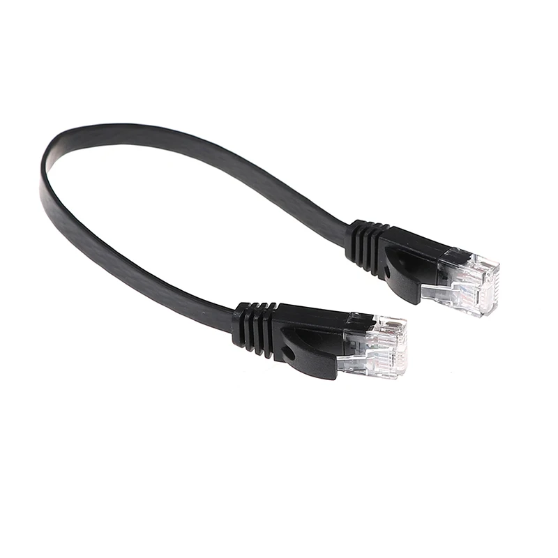 1Pc 30Cm Cat6 Netwerk Kabel Patch Cord RJ45 Slanke High-Speed Computer Networking Cord