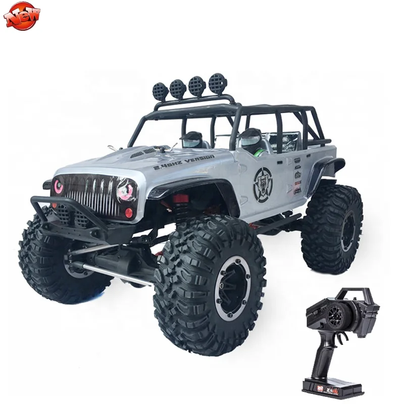 Professional Jeeps Rock Crawler Waterproof RC Car 1:10 Scale 4WD 2.4G 60 Trail Rigs Front Back Double Steer Off-Road RC Vehicle