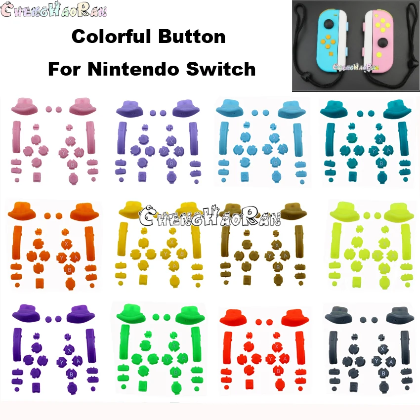 15 kolorów 1x Przycisk ABXY D-Pad Przycisk SL SR Przyciski do Nintendo Switch Joy-con Części naprawcze uchwytu