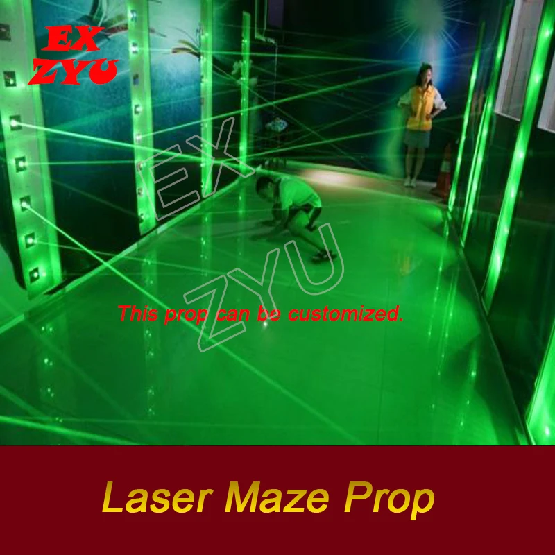 Imagem -02 - Jogos de Sala de Fuga com Laser e Labirinto Atravessar a Matriz Laser sem Toques dos Lasers para Ganhar a Sala de Câmara