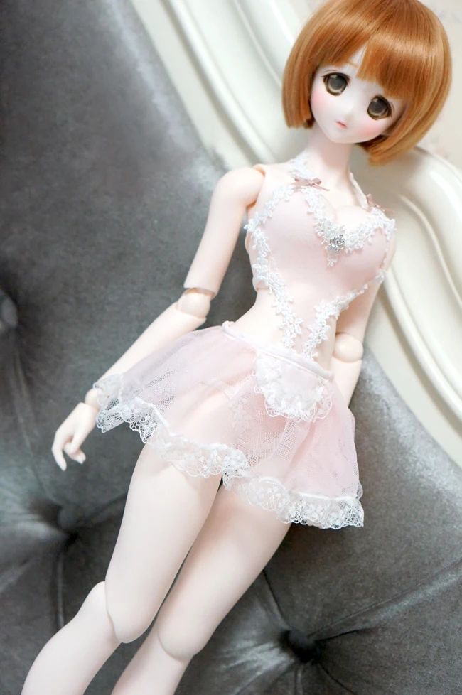 

D03-P493 детская игрушка BJD DD SD MSD 1/3 кукольная одежда кролик горничная сексуальное кружевное нижнее белье пижамный комплект