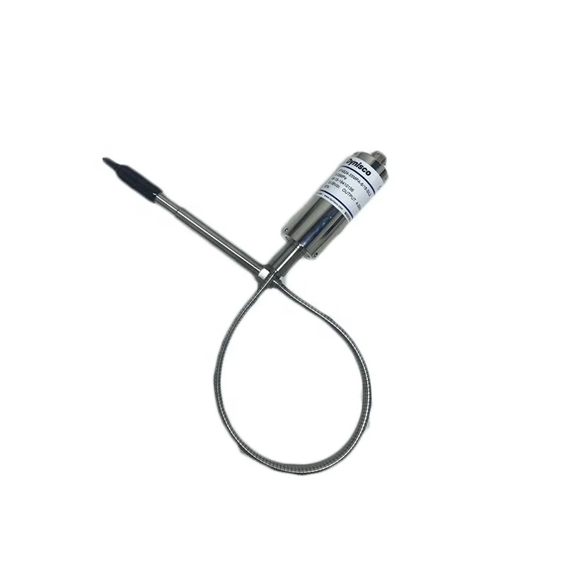 Rigid stem with flexible capillary pressure sensor high temperature melt transmitter for extruder replacement of dynisco PT4626