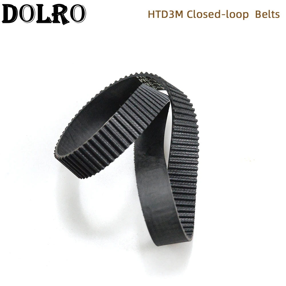 Arc HTD 3M Timing belt C=402 405 408 411 417 420 423 426 429 432 width 6/9/10/12/15/20mm Rubbe Closed Loop Synchronous pitch 3mm