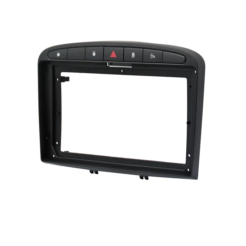 Car Radio Fascia For Peugeot 308 408 Auto Stereo Dash Panel Fascia Head Unit Install Frame Kit Mount Trim Bezel