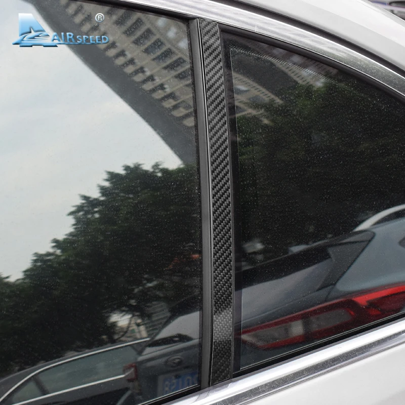 

Soft Carbon Fiber B Pillars Car Window Mouldings Trim Sticker for BMW 3 5 Series E90 E60 E46 E70 E84 F30 F20 F10 F15 F16 F25