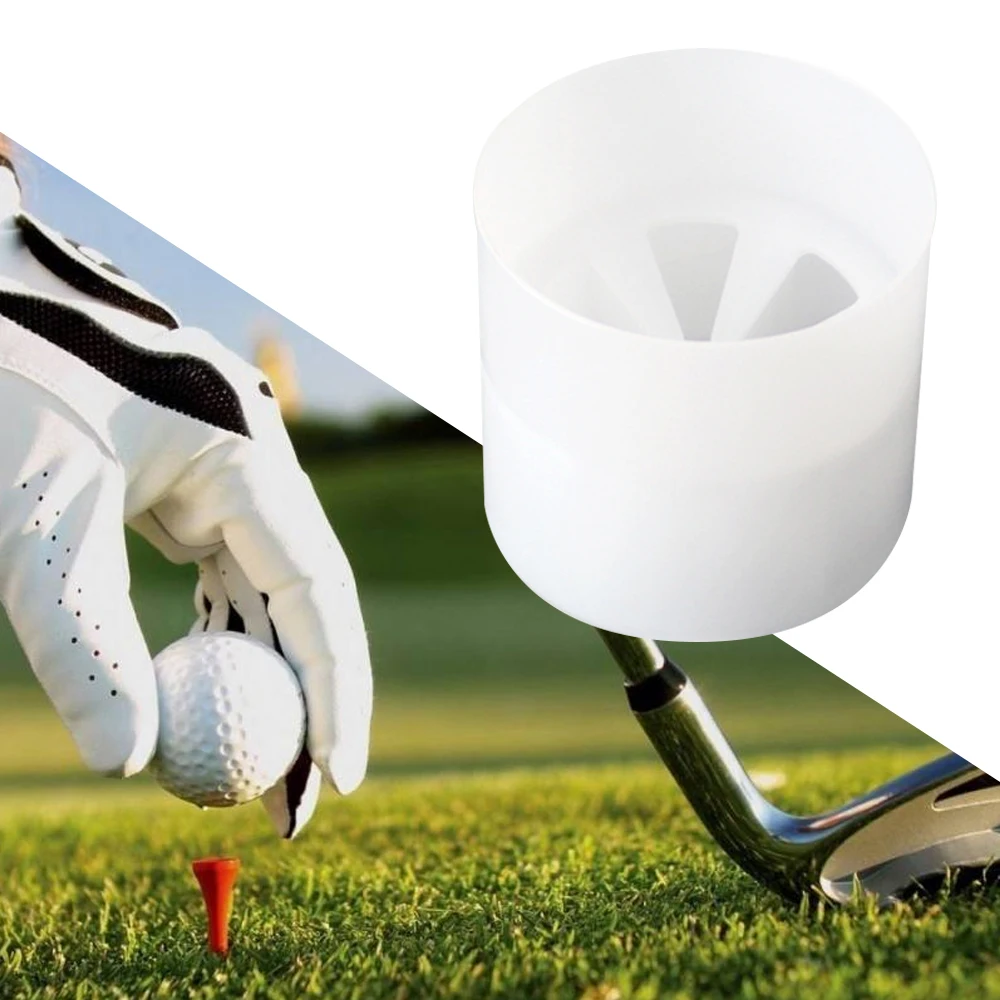 1Pcs Golf Cup Hole for Putting Green Backyard , White Plastic Outdoor Indoor practice Ball Socket