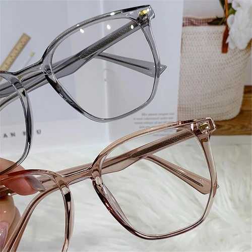 Imagen 2 del producto Gafas de miopía poligonales Con montura negra mate para hombres y mujeres, gafas graduadas para estudiantes TR90, dioptrías 0-1,0-1,5 To-6,0