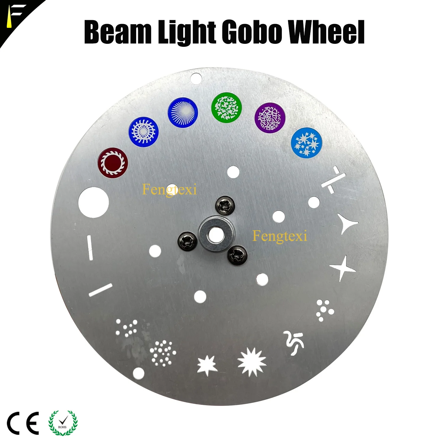 Beam 200/230/260 Moving Light Pattern Gobo Wheel Customed Moving Head Spot Light Aluminum Metal Pattern Disk Plate