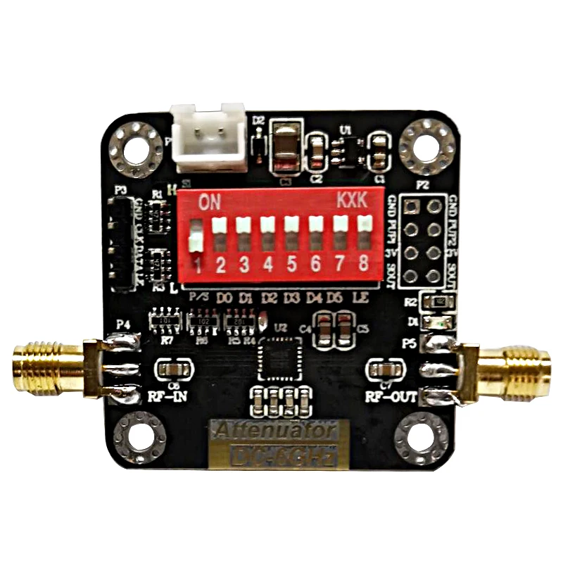 digital rf atenuador modulo dc 6ghz 05db passo precisao ate 315db hmc624a 01