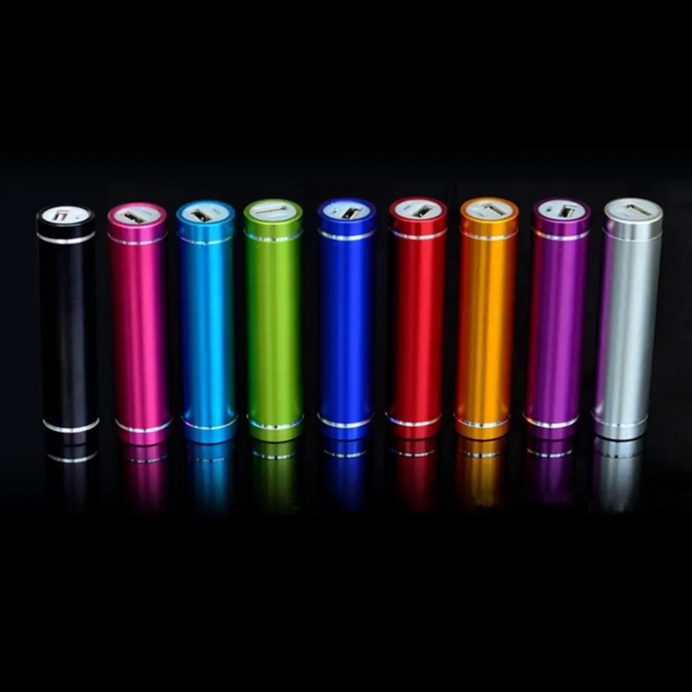 Casing Power Bank logam 5V USB 1X 18650 casing pengisi baterai DIY cangkang pengisi daya baterai untuk pengisi daya eksternal ponsel pintar