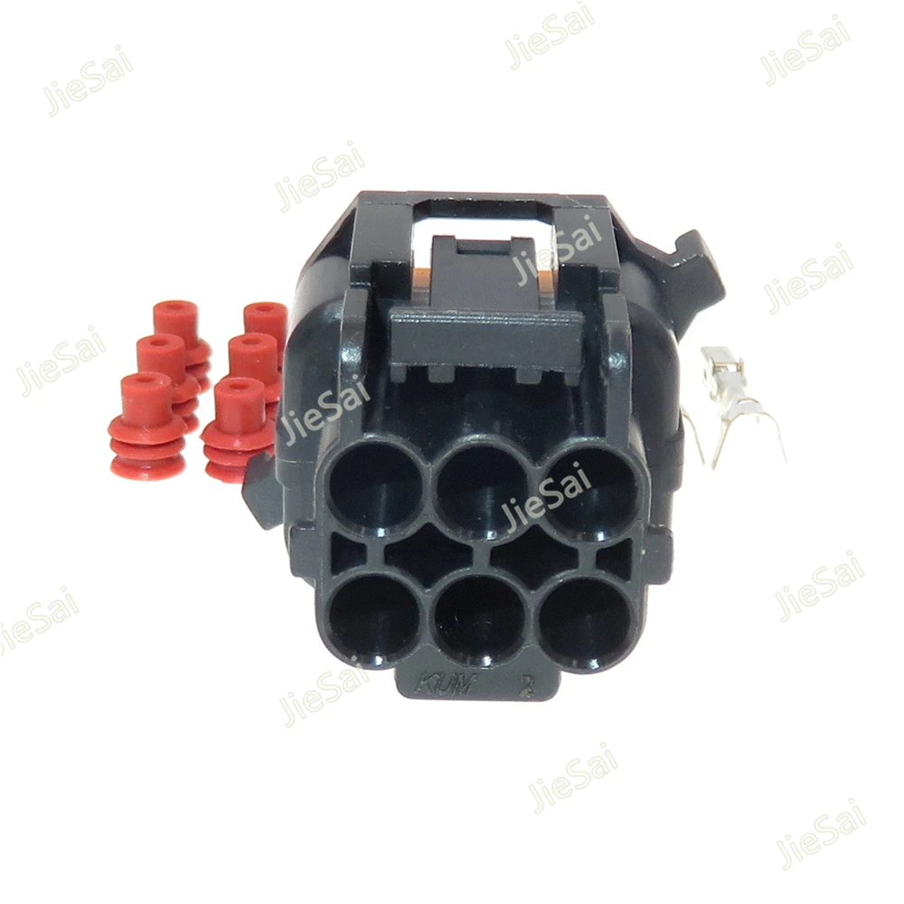 6 Pin Auto Holder Lamp Holder Waterproof Plug 1.5 Series Auto Connector Car Headlamp Wiring Socket