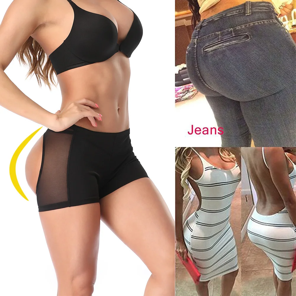 

Women Hip Enhancer Seamless Butt Lifter Body Shaper Tummy Control Pants ​Boyshorts Shapewear Underwear Buttock Booster Plus Size